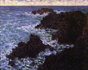 Claude Monet The Rocks of Belle -Ile USA oil painting artist